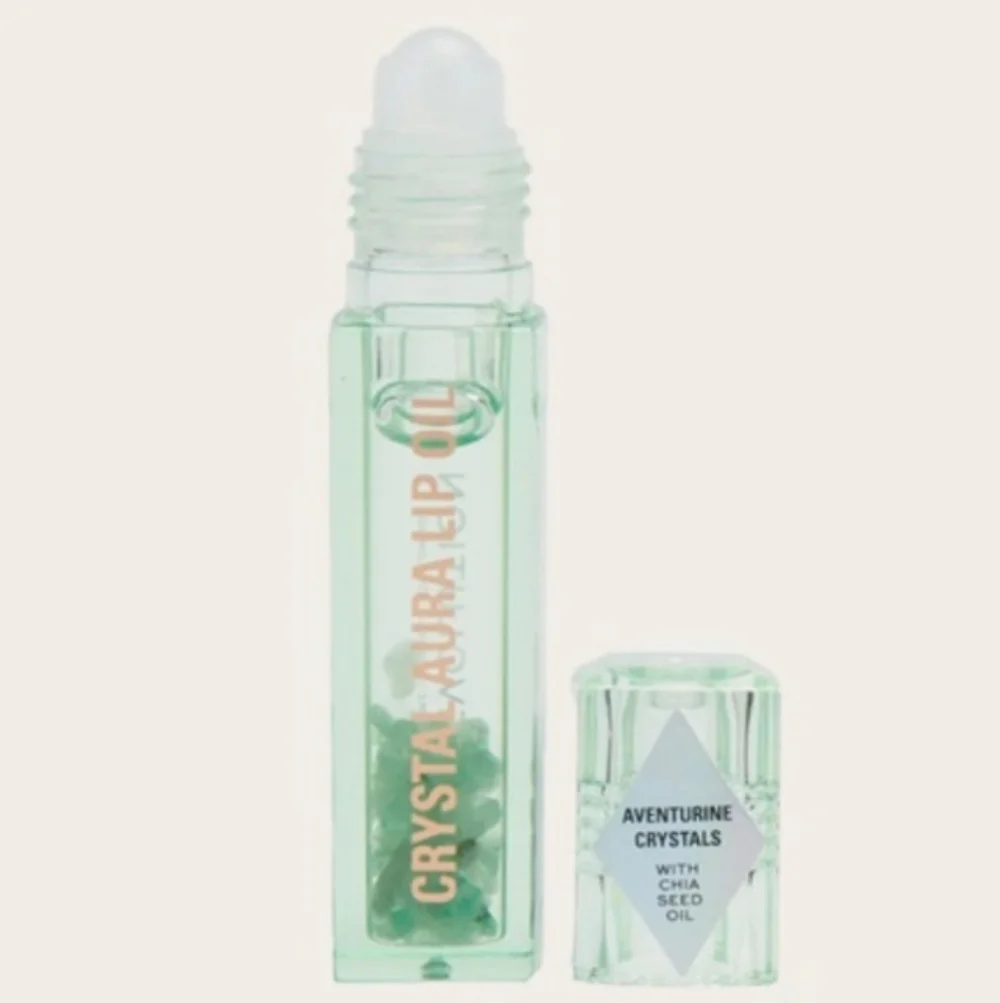 Lip Oil - Aventurine Crystal Aura Lip Oil By Revolution - Clear Lip Oil - New
